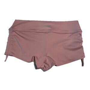 Victoria's Secret Pink Sport Women Med Bootie Swimsuit Shorts Side Tie Gym